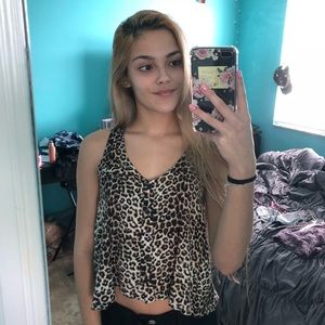 Leopard Print Blouse